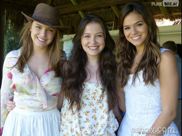 Atrizes gravaram cenas da segunda fase da novela "Em Família"