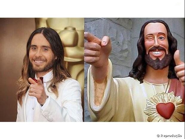 Jared Leto e sua enorme semelhança com nada menos que Jesus virou meme também