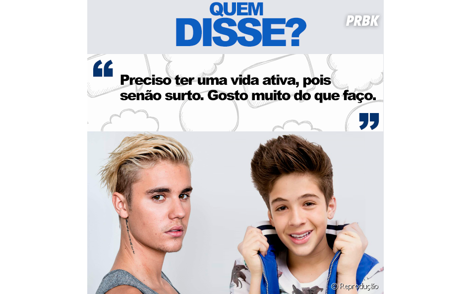 E aí, Justin Bieber ou João Guilherme Ávila?
