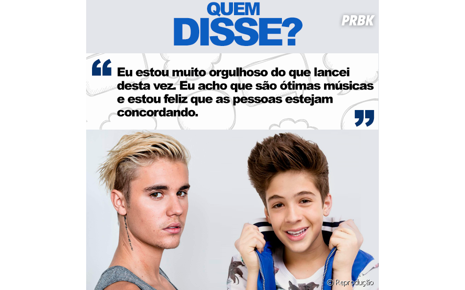 Justin Bieber ou João Guilherme Ávila? Última rodada!
