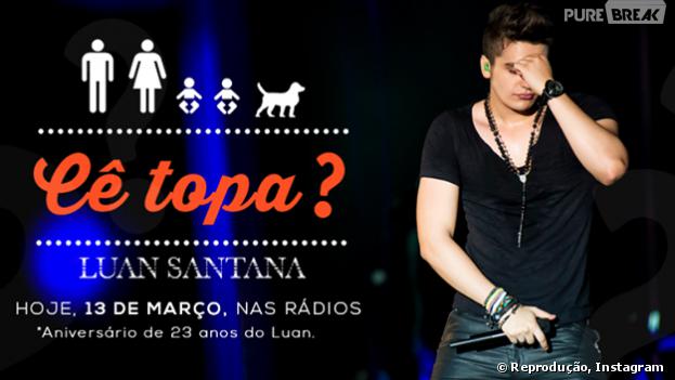 Luan Santana lança "Cê Topa?" nesta quinta-feira, 13