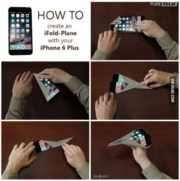 Tão fino e tão fácil de dobrar que dá vontade de fazer origami com o iPhone 6 Plus