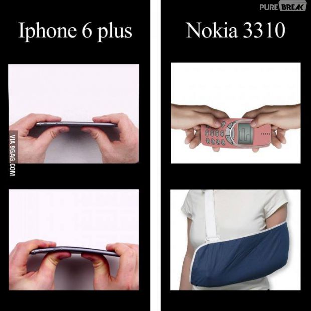 Não é justo com o iPhone 6 Plus competir com o Nokia 3310
