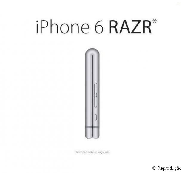 iPhone 6 Plus RAZR também pode dobra na metade