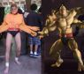 Muita critividade para recriar os braços do Goro, de "Mortal Kombat", com papel
