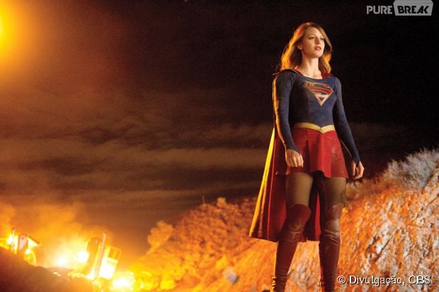 De "Supergirl": Melissa Benoist, a mocinha Kara, compara a série estreante com "The Flash" e "Arrow" 79613-em-supergirl-melissa-benoist-e-a-620x0-3