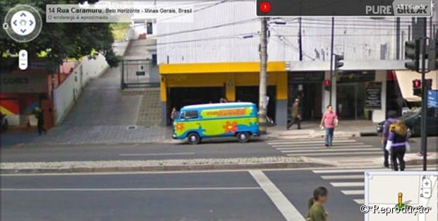 Van de Scooby Doo também foi flagrada pelo Street View