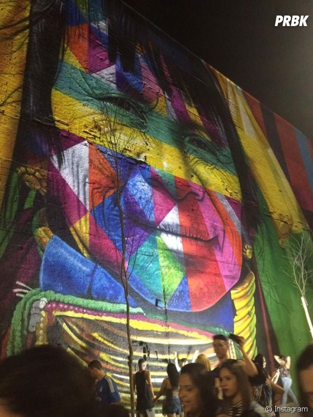 Kobra fez grafites no Rio na área do Porto que foi revitalizada