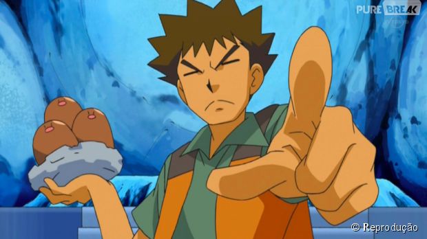 Brock sem o "B" fica Rock (pedra em inglês), seu tipo de Pokémon favorito. Já Arbok ao contrário fica Kobra. E Ekans vira Snake (cobra em inglês)
