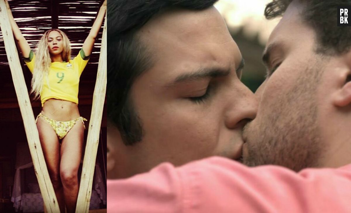 Foto No final de Amor à Vida o casal gay Félix Mateus Solano e Nico Thiago Fragoso