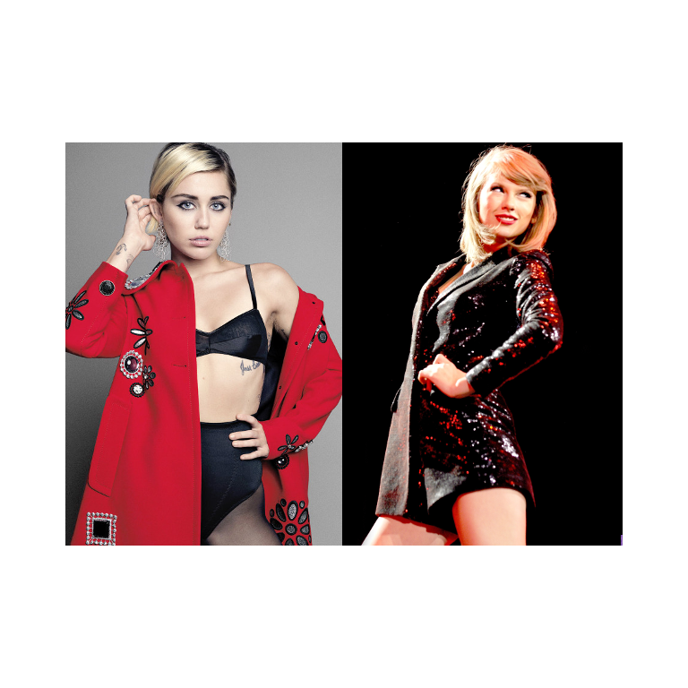  Miley Cyrus alfineta "Bad Blood", de Taylor Swift. Eita! 