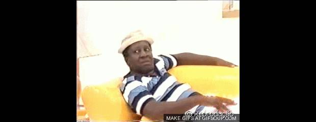 Mussum se fazendo de desentendido