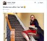 <p>Depois de cair da escada, Madonna vai precisar de ajuda daqui pra frente</p>