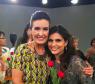 Aline Barros também foi convidada do "Encontro com Fátima Bernardes" antes da sua participação em "Amor à Vida"