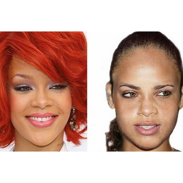  Rihanna n&atilde;o fica t&atilde;o bem com esse visual simples, n&eacute;? 