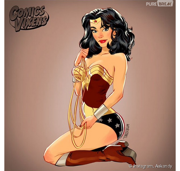 mulher maravilha supergirl arlequina e mais personagens dos