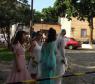 Durante as gravações da novela "Em Família", Bruna Marquezine se vestiu de noiva