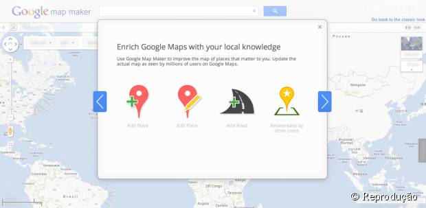 A ferramenta permite que usuários façam edições no Google Mapa para torná-lo ainda mias completo