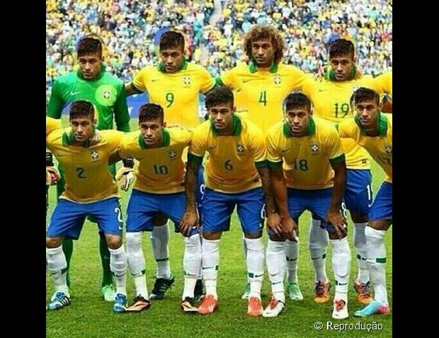 E a seleção do Brasil pro Galvão é só Neymar!