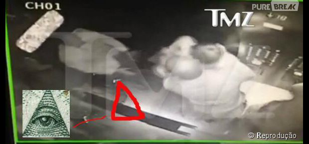 Teoria da conspiração: símbolo Illuminati é visto em vídeo de briga no elevador