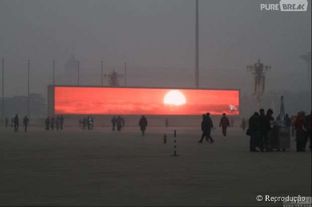 Nascer do sol televisionado por causa de poluição na China é mais uma mentira da internet!