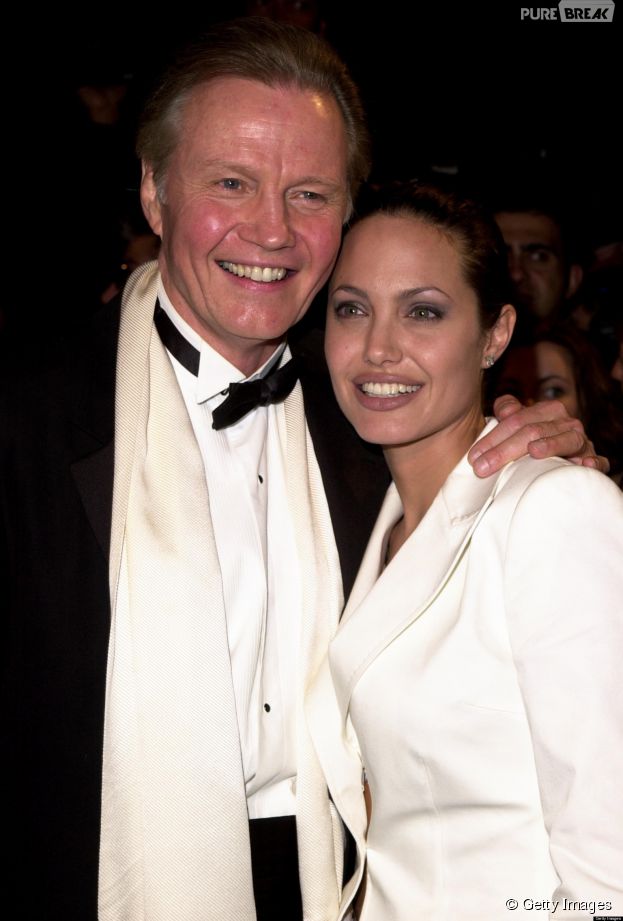 <p>Atores de primeira grandeza! Angelina Jolie seguiu a profiss&atilde;o art&iacute;stica do pai, Jon Voight</p>
