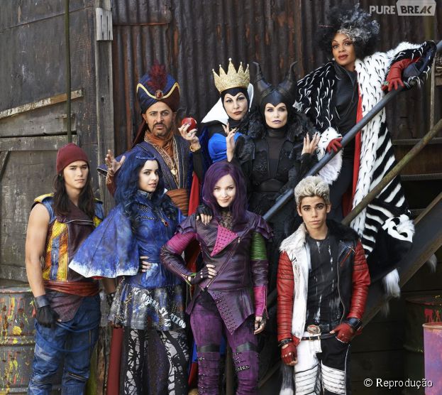 Em "Descendentes", os protagonistas são filhos de quatro dos maiores vilões da Disney