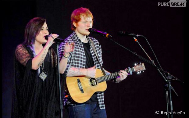 Demi Lovato confirma parceria com Ed Sheeran para breve