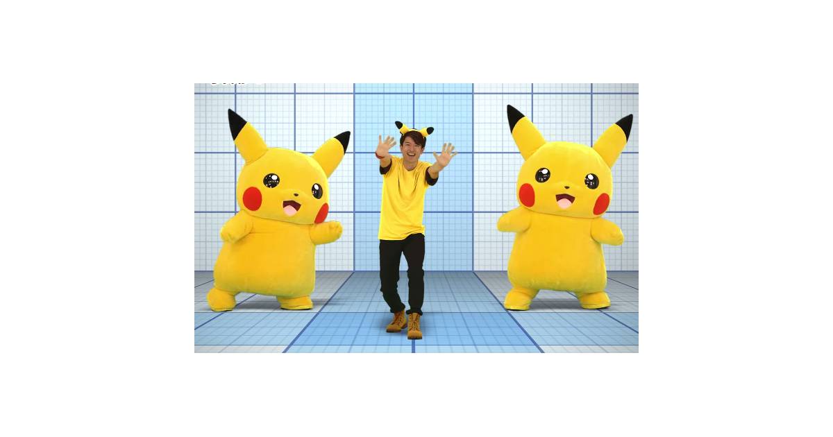Gafe durante dança de Pikachus na Coreia rende vídeo cômico