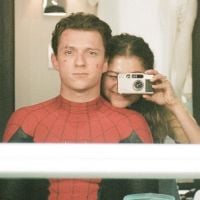 Tom Holland mostra foto inédita com Zendaya no aniversário da atriz: "Minha MJ"