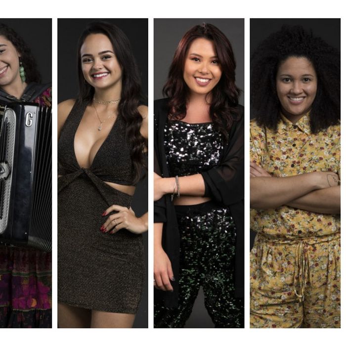 Time Teló: Criston Lucas, Bella Raiane, Fabiana Gomes, Pamela Yuri e Érika Ribeiro