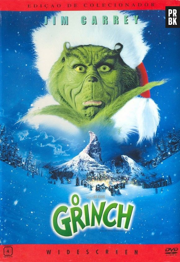 Em "O Grinch", o ser verde e peludo interpretado por Jim Carrey odeia o Natal e faz de tudo para estragar as festas dos habitantes de Quemlândia