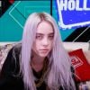 Billie Eilish coloriu os cabelos de lilás no passado