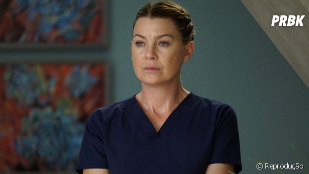 Ellen Pompeo como Meredith Grey em Grey's Anatomy