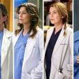 Ellen Pompeo como Meredith Gray, nas temporadas 1, 5, 11 e 16 de 'Grey's Anatomy'