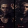 Em "The Vampire Diaries", Paul Wesley é Silas (à esquerda) e Stefan (à direita)
