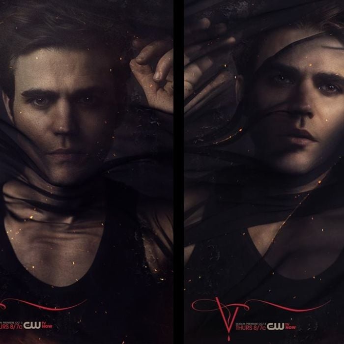Em &quot;The Vampire Diaries&quot;, Paul Wesley é Silas (à esquerda) e Stefan (à direita)