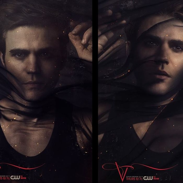 Em &quot;The Vampire Diaries&quot;, Paul Wesley é Silas (à esquerda) e Stefan (à direita)