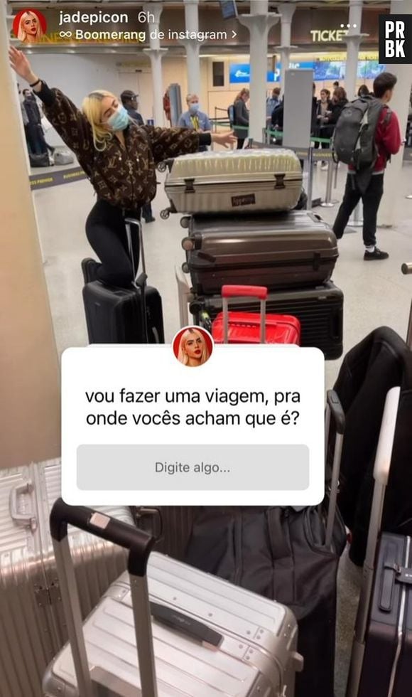 Jade Picon postou stories de viagem antiga e os fãs logo perceberam