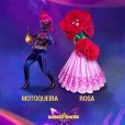 "The Masked Singer Brasil": Motoqueira e Rosa foram anunciadas juntas