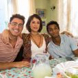 "Um Lugar ao Sol": Lara (Andreia Horta), Ravi (Juan Paiva) e Christian (Cauã Reymond) se envolvem em espécie de triângulo amoroso