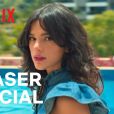 Bruna Marquezine manteve cabelo cacheado natural para "Maldivas", da Netflix