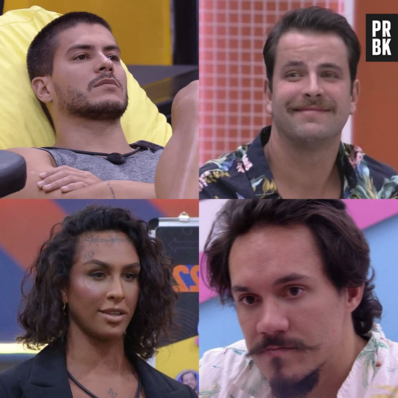 Paredão Falso no "BBB22": Vote entre Arthur, Gustavo, Lina e Eliezer!