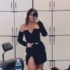 Para "O Reencontro", do "BBB22", Jade Picon investiu em vestido mais formal