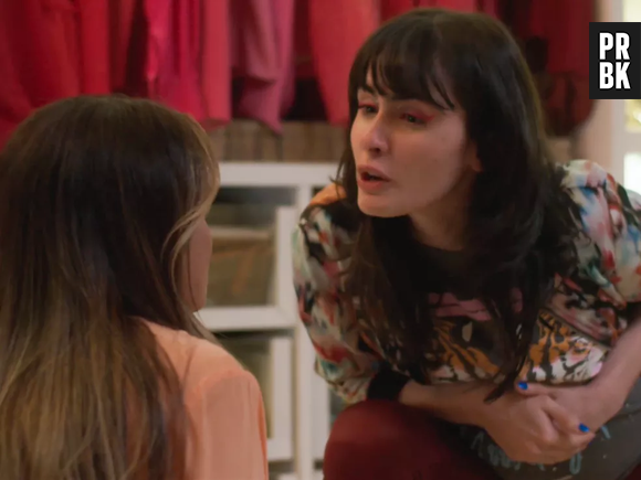 "Te odeio", dirá Flávia (Valentina Herszage) a Paula  (Giovanna Antonelli) em "Quanto Mais Vida, Melhor"