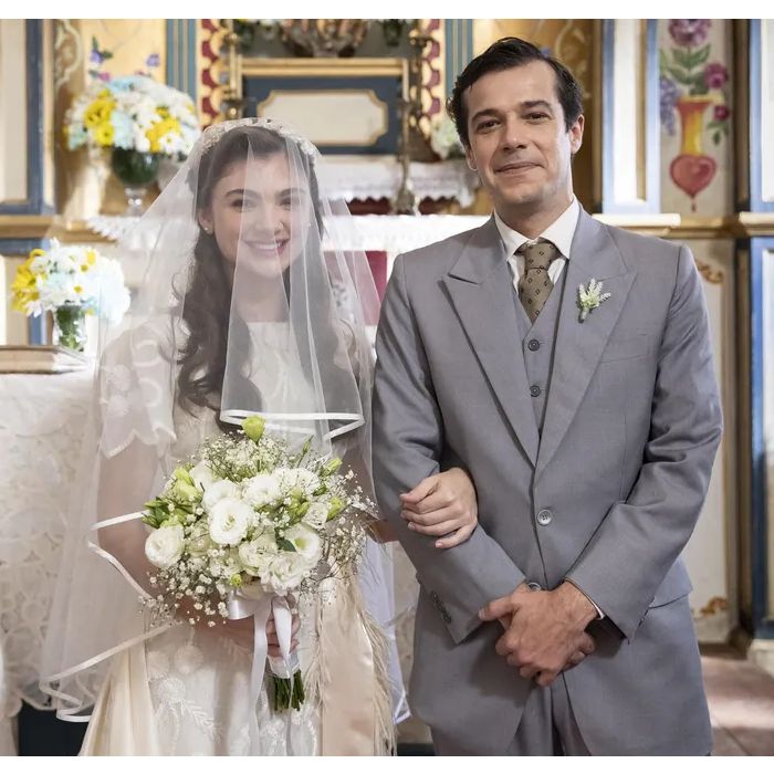 Final &quot;Além da Ilusão&quot;: Olívia (Debora Ozório) e Tenório (Jayme Matarazzo) se casam. Veja fotos!