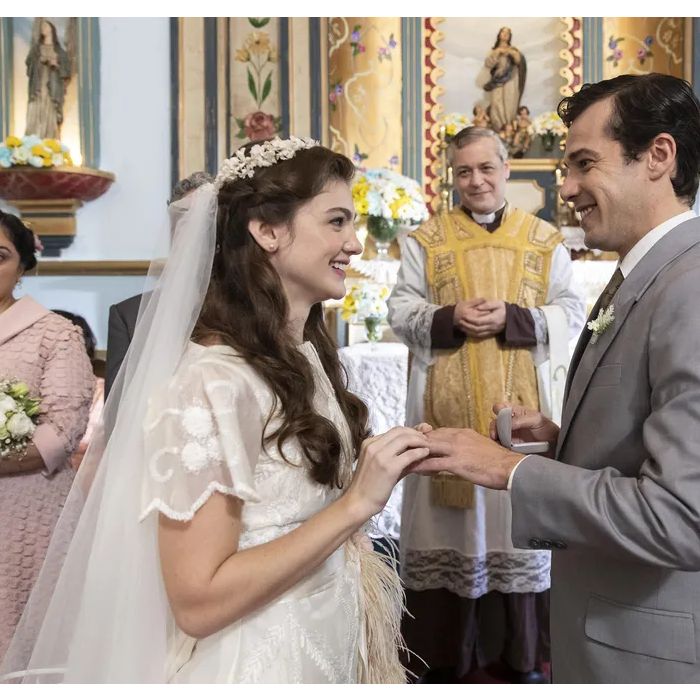 Final &quot;Além da Ilusão&quot;: fotos do casamento de Olívia (Debora Ozório) e Tenório (Jayme Matarazzo) são liberadas