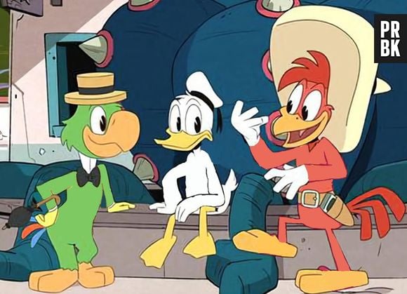 Zé Carioca forma o trio Os Três Cavaleiros com Pato Donald e o galo Panchito