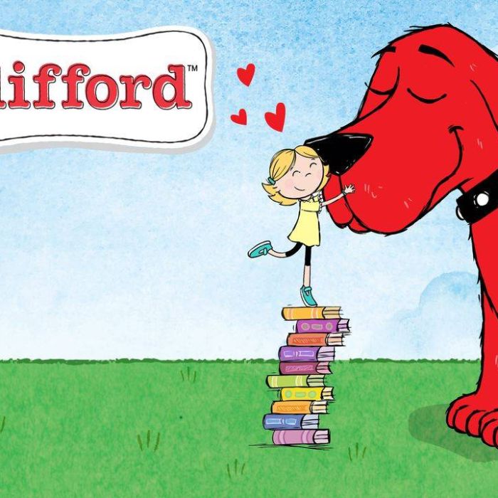 &quot;Clifford, o Gigante Cão Vermelho&quot; é sobre um cachorro vermelho de um tamanho enorme que ama ouvir histórias contadas pela sua dona