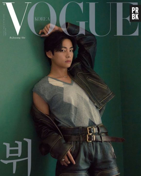 Vogue Coreia divulgou, nesta quinta-feira (8), primeiras imagens de V, do BTS